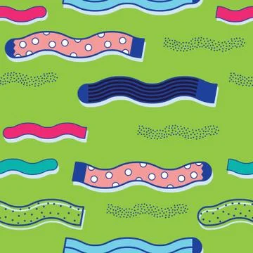 Cute colorful background Socks pattern Stock Illustration
