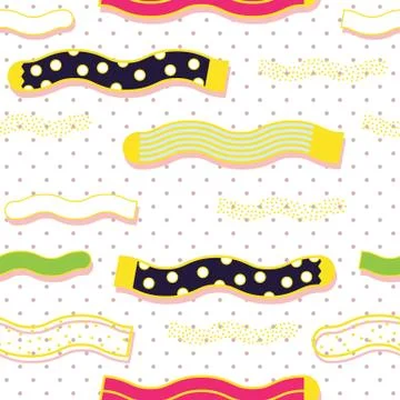 Cute colorful background Socks pattern Stock Illustration