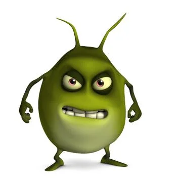 Cute computer bug 스톡 일러스트