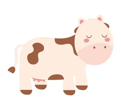 Cute cow design Stock Illustration