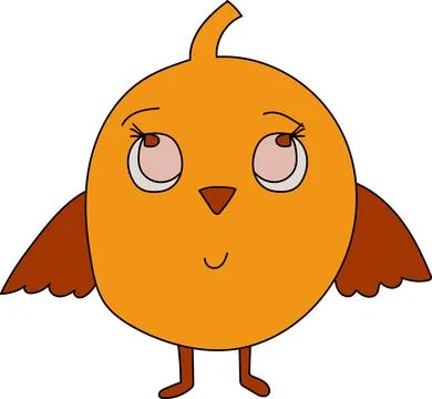 Cute creature. Cartoon image. Vector illustration. イラスト素材