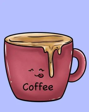 Cute cup Stock Illustration