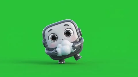 Cute Data Backup Buddy Stock Footage 345696719
