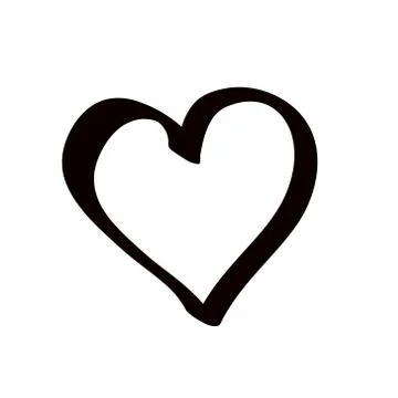 Cute decorative heart icon vector illustration graphic design Stock-Illustration