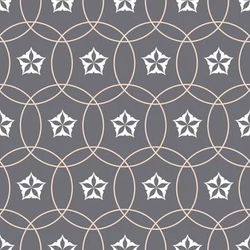 Cute decorative seamless pattern star asterisk on dark background, design for Stock Illustration