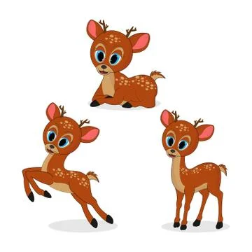 Cute deer Stock Illustration
