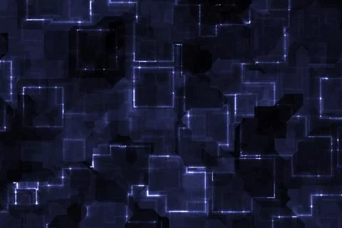 Cute design blue tech computer glowing computer graphic texture or background Illustrazione stock