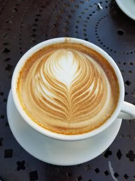 Cute Design In Coffee Cup Stock Photos