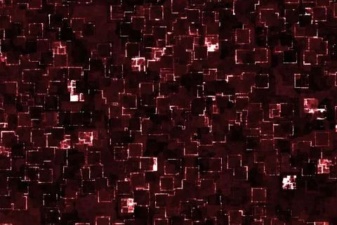 Cute design red technology electronic shine digital graphics background Illustrazione stock