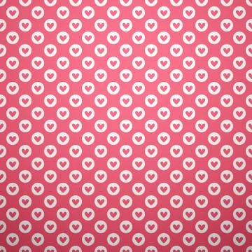 Cute different vector seamless pattern. Pink and white color Stock Illustration
