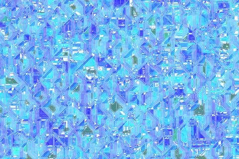 Cute digital crystalline pattern digitally made background illustration Stock Illustration