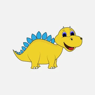 Cute dinosaur Stock Illustration