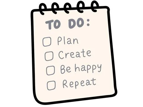 Cute To Do List Hand Drawn Illustration Stock Illustration