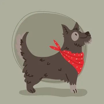 Cute dog pet Stock Illustration