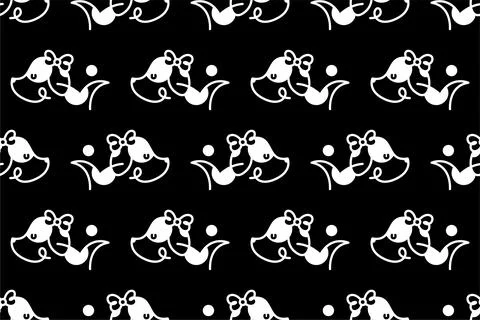 Cute dog seamless pattern background Stock Illustration