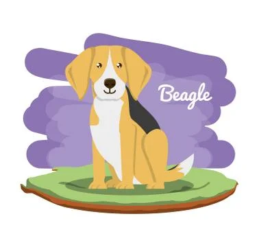 Cute dogs design Stock Illustration