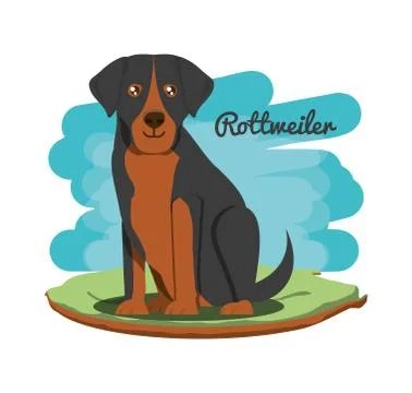 Cute dogs design Stock Illustration