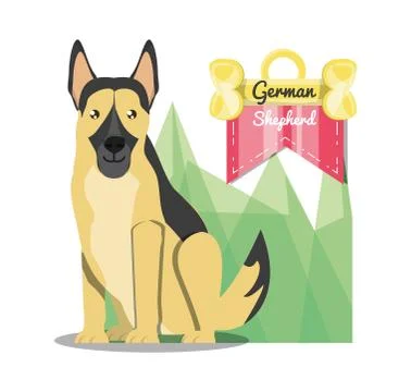 Cute dogs design Stock Illustration