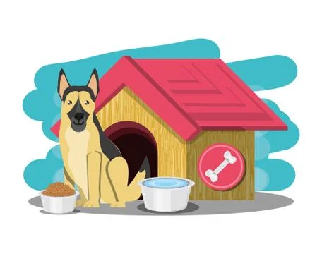 Cute dogs design Stock Illustration