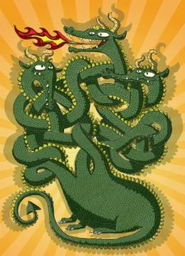 Cute Dragon Maze Game Stock Illustration
