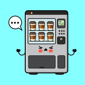 Cute drip coffee character feeling angry and frustrated Stock Illustration