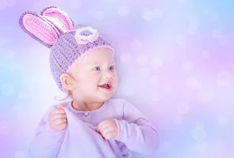 Cute Easter bunny Foto stock