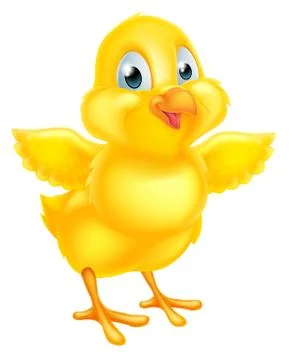 Cute Easter Chick Stock Illustration