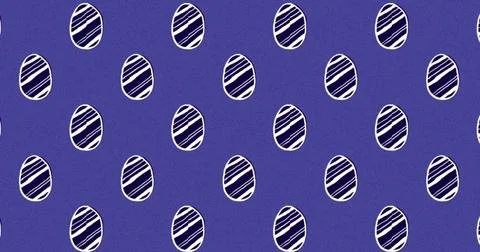 Cute Easter Egg Pattern image 4k Illustrazione stock