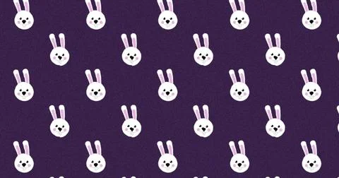 Cute Easter Egg Pattern image 4k Stock Illustration
