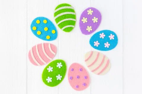 Cute easter holiday background. 写真素材