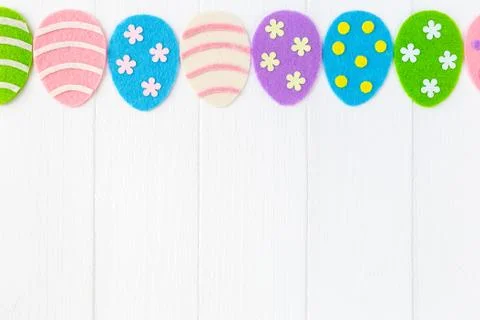 Cute easter holiday background. Stock Photos