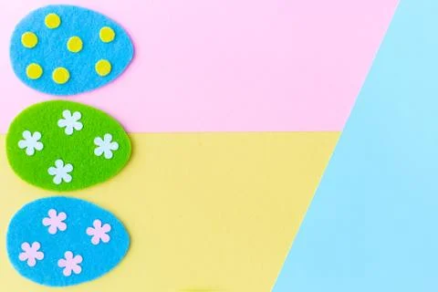 Cute easter holiday background. Foto stock
