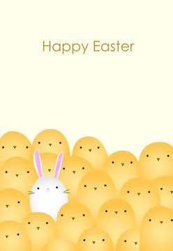 A cute Easter illustration Stock Illustration