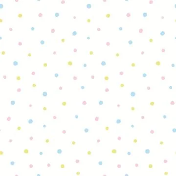 Cute Easter, spring seamless pattern Stock Illustration