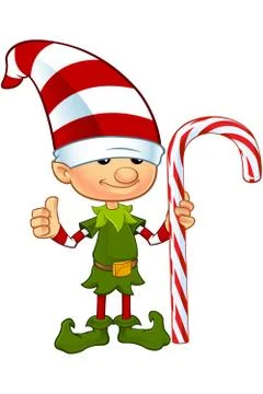 Cute Elf Character Illustrazione stock