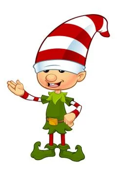 Cute Elf Character Stock Illustration