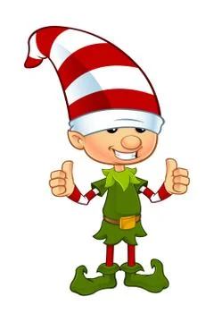 Cute Elf Character Stock Illustration