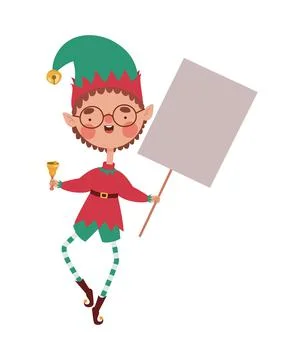 Cute elfman vector Stock Illustration