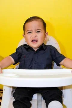 Cute expression of baby boy. Crying face little cute baby boy. Stock Photos