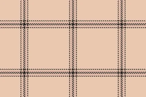 Cute fabric texture vector, funky plaid pattern tartan. Dining background s.. Stock Illustration
