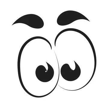 Cute face expressions for print Stock Illustration