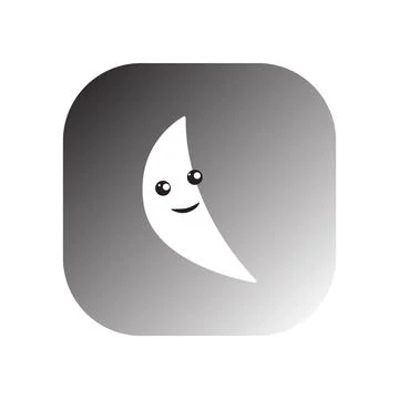 Cute face fruit icon vector Stock Illustration