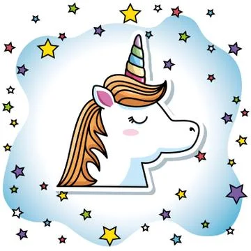 Cute fashion patch pop Stock Illustration