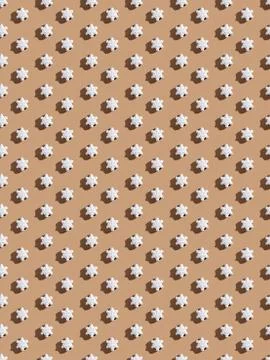 Cute festive seamless pattern pretty pastry Foto stock