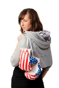 Cute fighter Stock Photos