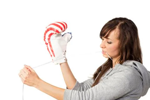 Cute fighter Stock Photos