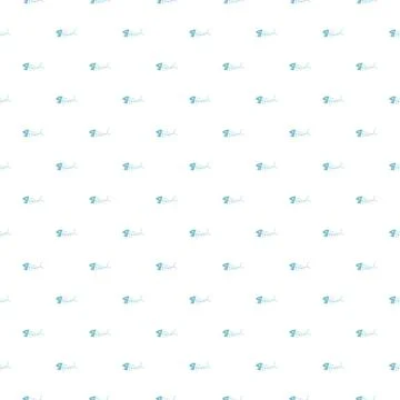 Cute Fish bones Seamless pattern. Cartoon Fish skeleton, background. Vector.. Stock Illustration