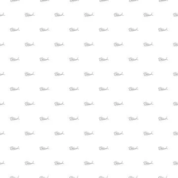 Cute Fish bones Seamless pattern. Cartoon Fish skeleton, background. Vector.. Stock Illustration
