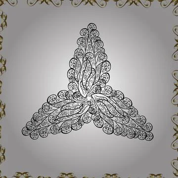 Cute floral pattern with buds chamomile flowers. Seamless background. Vector ill Stockillustratie