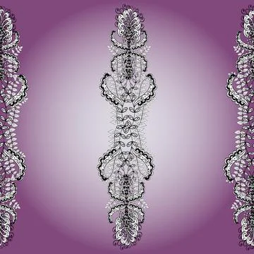 Cute floral pattern with buds chamomile flowers. Miles Fleur, ditsy ornament. Ve Stock Illustration